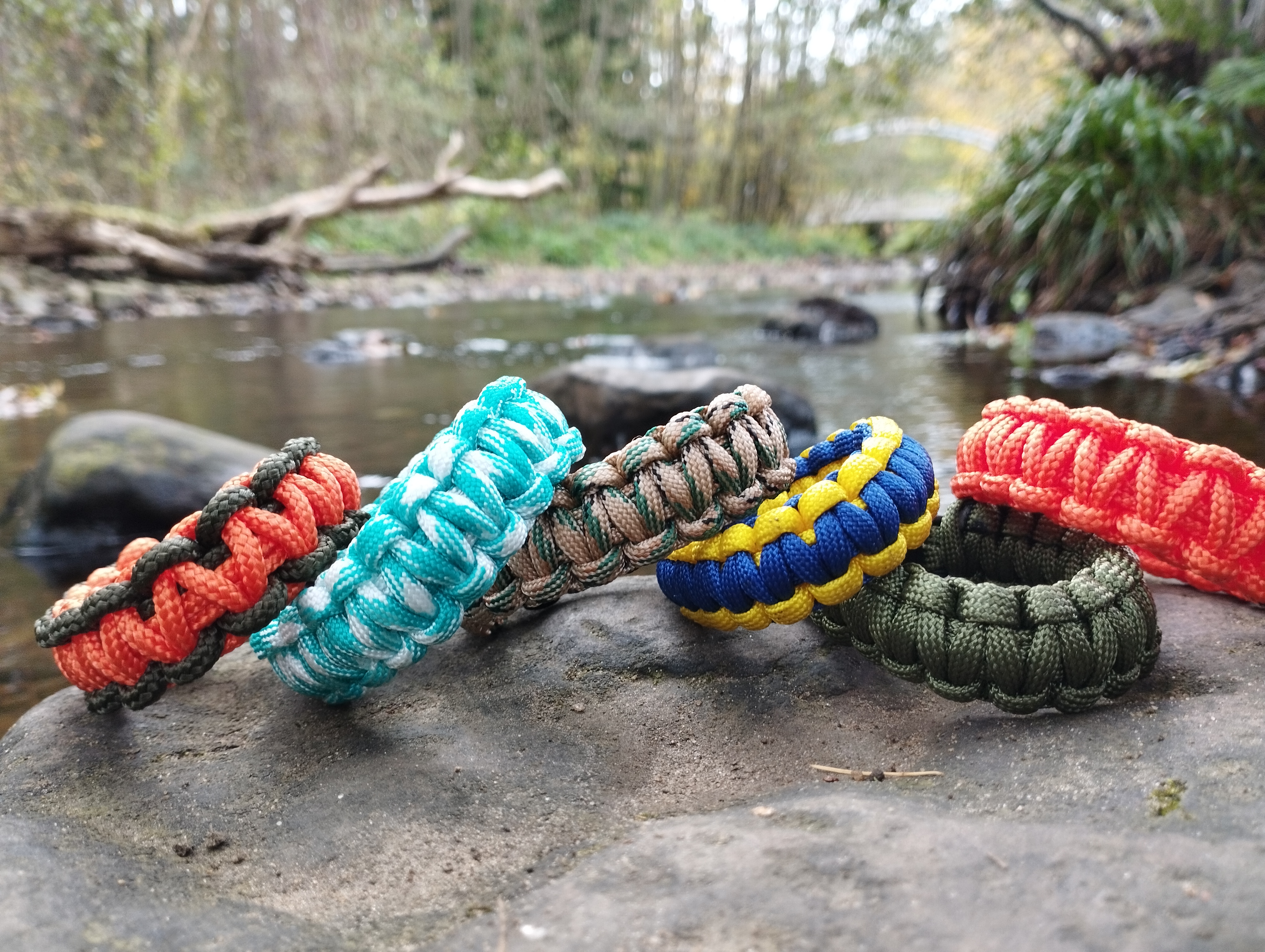 Handmade paracord bracelet